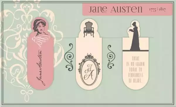 Zakładki Magnetyczne - Jane Austen