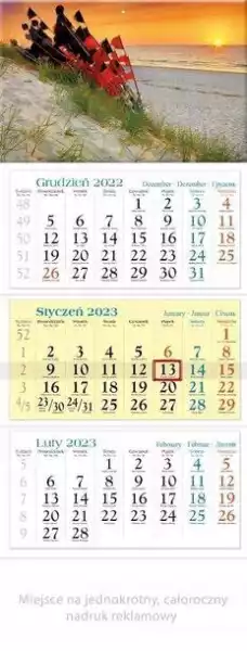 ﻿kalendarz 2023 Trójdzielny Bałtyk