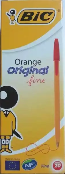﻿długopis Orange Original Czerwony (20Szt) Bic