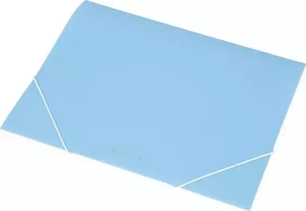 ﻿teczka Na Gumkę A4 Transparentna Ex4302 Niebieska