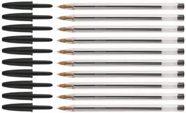 ﻿długopis Bic Cristal Original Czarny 1Mm Zestaw