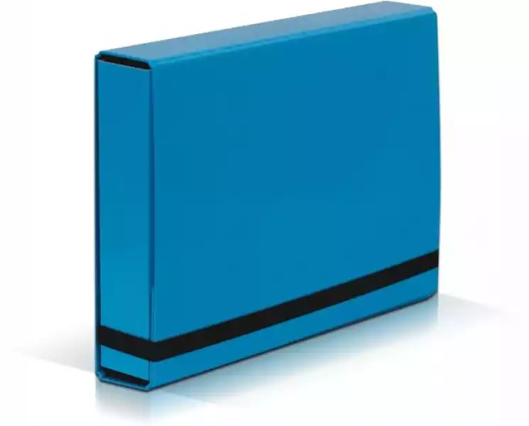 ﻿teczka Kartonowa Z Gumką Vaupe Box A4 Niebieski