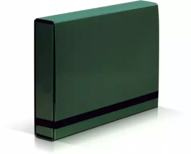 ﻿teczka Kartonowa Z Gumką Vaupe Box A4 50Mm Zielony