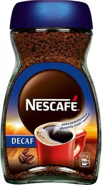Kawa Rozpuszczal Nescafé Classic Bezkofeinowa 100G
