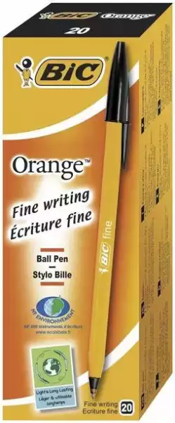 ﻿długopis Orange Original Czarny (20Szt) Bic