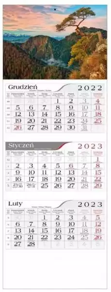 Kalendarz 2023 Trójdzielny Sokolica
