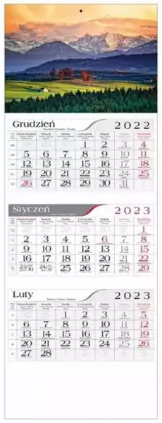 ﻿kalendarz 2023 Trójdzielny Górski Zachód