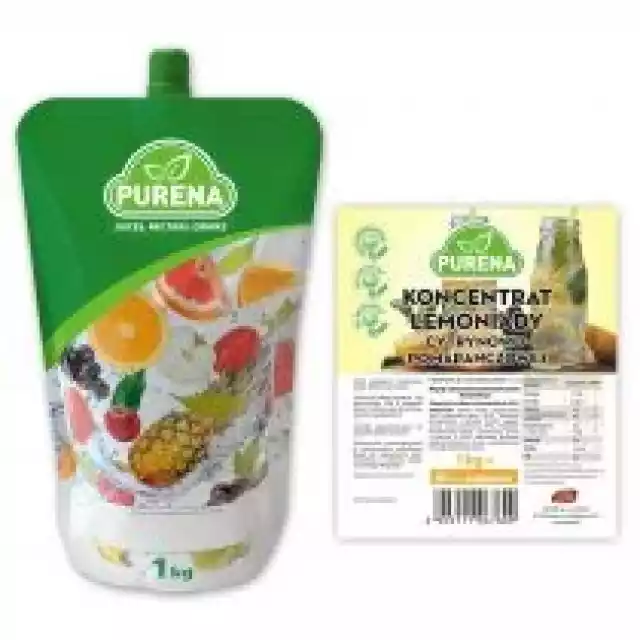 Purena Koncentrat Lemoniady Pomarańczowo-Cytrynowej Na 6L 1 Kg