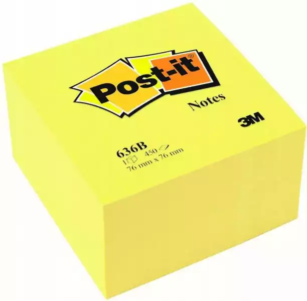 ﻿karteczki Samoprzylepne Post-It 76X76Mm 450K Żółty