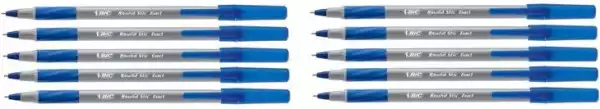 ﻿bic Długopis Szkolny Round Stic 0,7 Niebieski X 10
