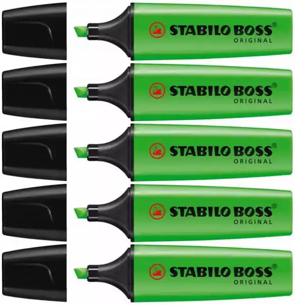 ﻿zakreślacz Stabilo Boss Original 70/33 Zielony X 5