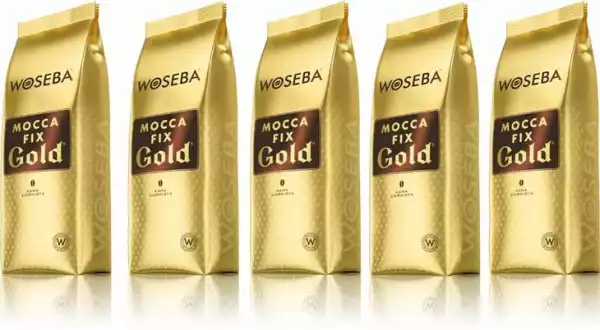 5X Kawa Ziarnista Woseba Mocca Fix Gold 1Kg