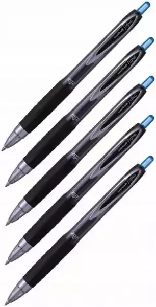 ﻿długopis Żelowy Uni Umn-207 Niebieski X 5 Sztuk
