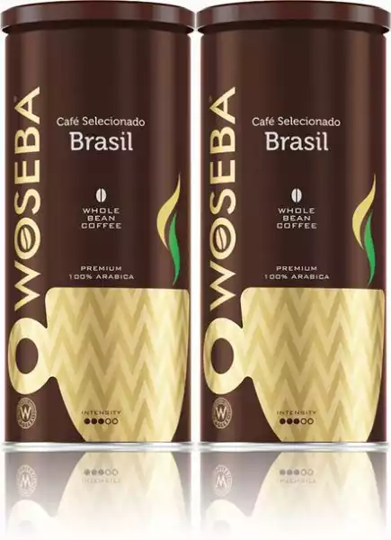 Kawa Ziarnista Woseba Cafe Brasil Puszka 2X500G