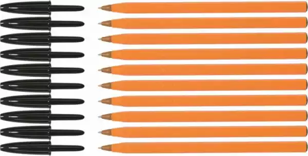﻿długopis Bic Orange 0.8Mm Czarny X10