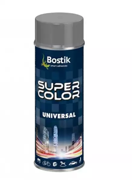 Bostik Spray Uniwersalny Aluminiowy 9006 400Ml