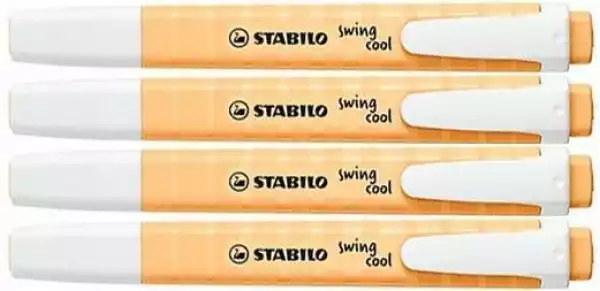 ﻿zakreślacz Stabilo Swing Cool Pastel Orange X4