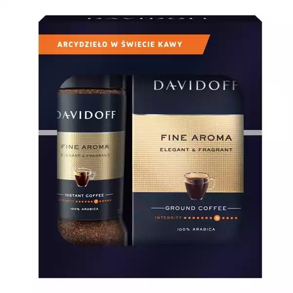 Davidoff Fine Aroma Kawa Rozpuszczalna + Mielona