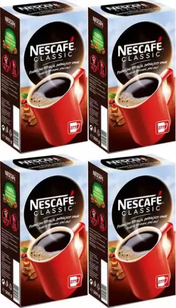 Kawa Rozpuszczalna Nescafé Classic 500G X4