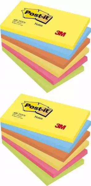 Karteczki Samoprzylepne Post-It 6-100 Karteczek X2
