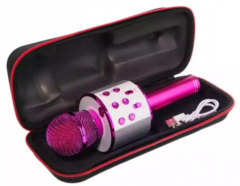 Mikrofon Bezprzewodowy Karaoke Bluetooth + Etui
