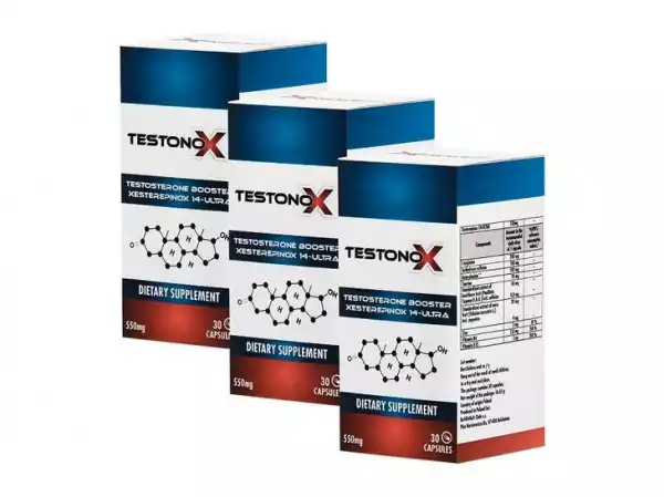 3X- Testosterone Testonox Zestaw Na Mega Mase !!