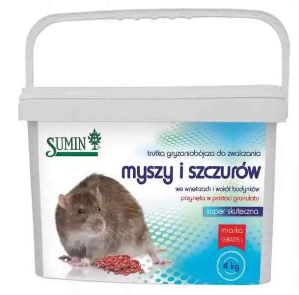 Sumin Trutka Granulat Na Szczury Myszy 4Kg
