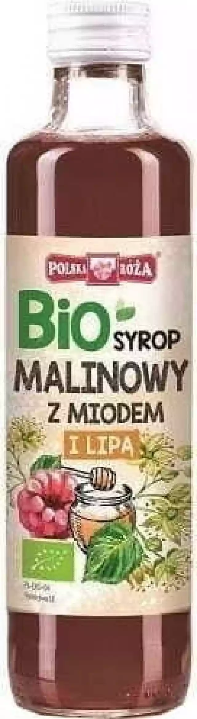 Syrop Malinowy Z Miodem I Lipą Bio 250 Ml - Polska Róża