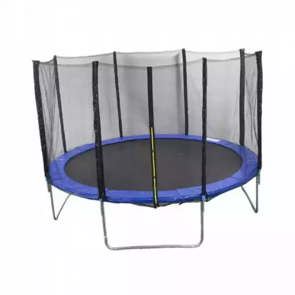 ﻿trampolina Z Siatką Zabezpieczającą 427 Cm 14 Ft Polgar