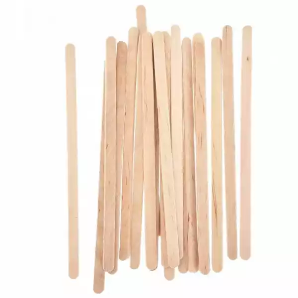 50X Drewniane Szpatułki Patyczki Do Depilacji Woskiem Wąskie