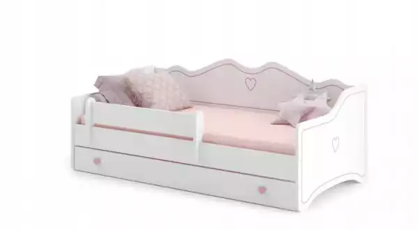 ﻿łóżko Dziecięce Emma 160X80 Z Szufladą + Materac