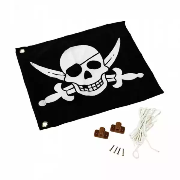 Flaga Pirat Z Systemem Podnoszenia 55 X 45 Cm Kbt