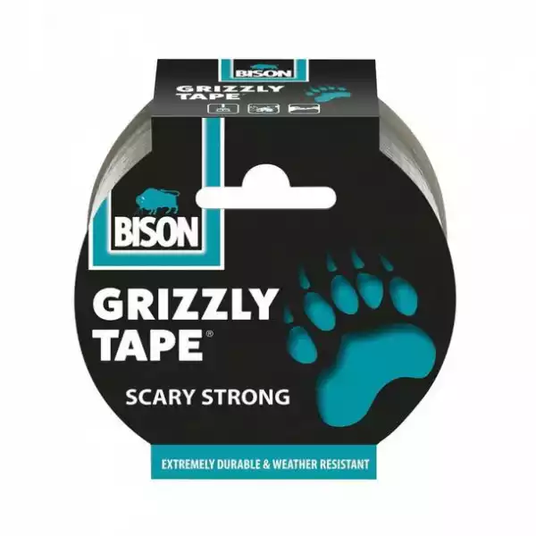 ﻿taśma Naprawcza Grizzly Tape 5 Cm X 10 M Srebrna Bison