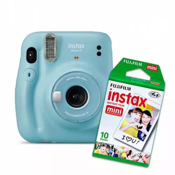 ﻿aparat Fujifilm Instax Mini 11 + 10 Wkładów Niebieski