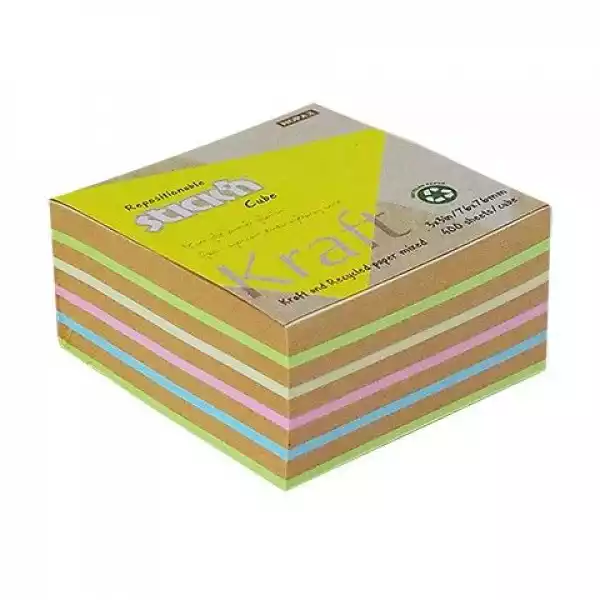 Karteczki Samoprzylepne Kolorowe 76X76X400 Eco