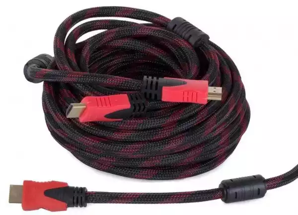 ﻿kabel Przewód Hdmi 1.4 4K 3D Uhd 10M Miedź 48 Bit
