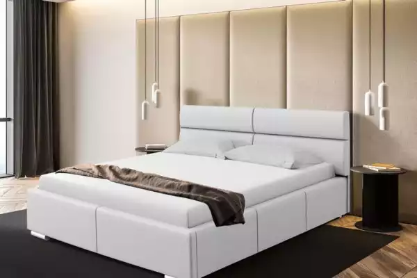 ﻿łóżko Tapicerowane Monako 160X200 Pojemnik+Stelaż+Materac