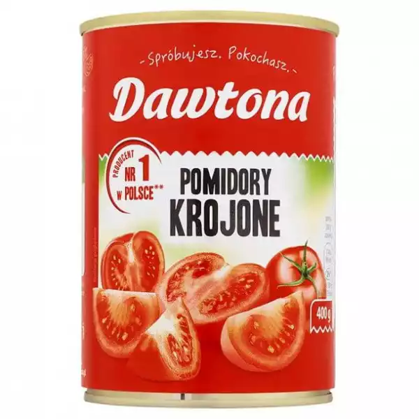 ﻿dawtona Pomidory Bez Skórki Krojone - 400G