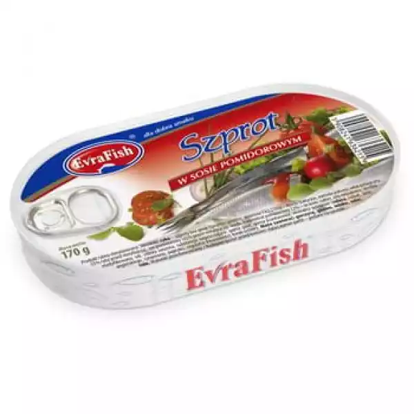 Evrafish-Szprot W Sosie Pomidorowym 170G