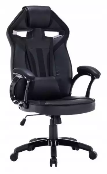 Fotel Obrotowy Gamingowy Krzesło Drift Czarny