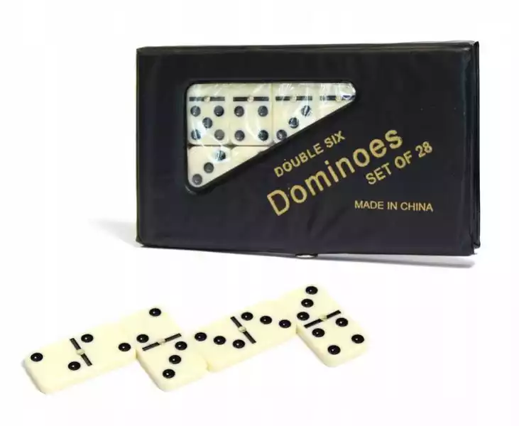 Domino Klasyczne 28 Szt. Gra W Domino + Etui