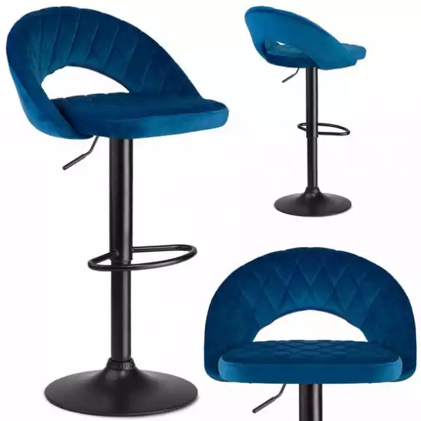 ﻿hoker Barowy Krzesło Obrotowe Regulowane Z Oparciem Sofotel Meva Niebieski