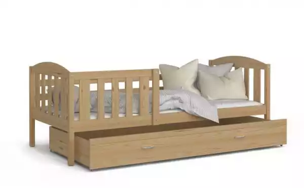 ﻿łóżko Dziecięce Kubuś P Sosna 160X80 + Szuflada