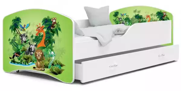 ﻿łóżko Igor Color 140X80 + Materac + Naklejka