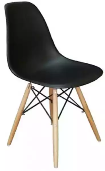 ﻿krzesło Skandynawskie Enzo Dsw Nowoczesne Czarny