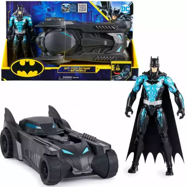Batman Figurka I Batmobil Bat-Tech Dc Comics Spin Master