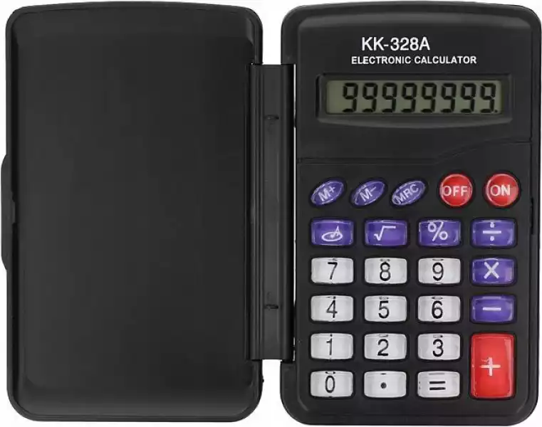 Kalkulator Szkolny Biurowy Kieszonkowy Zamykany