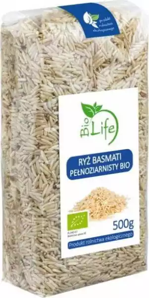 ﻿ryż Basmati Pełnoziarnisty 500G Eko Bio Life