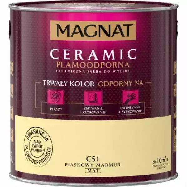 Farba Magnat Ceramic 2,5L C51 Piaskowy Marmur