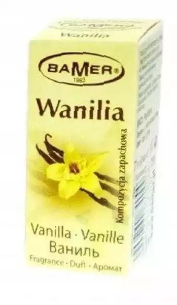 Naturalny Olejek Zapachowy Wanilia Bamer 7Ml